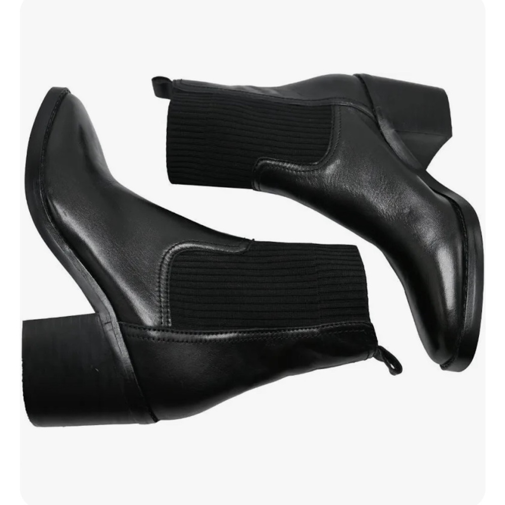 Steve Madden ELIANA Leather Heeled Boots size: 36 (5.5)